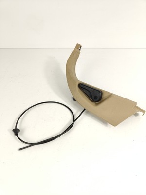 Bmw x5 e70 x6 e71 ручка трос открывания капот фото №1