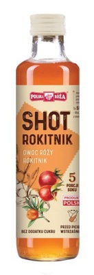 SHOT rokitnik 250 ml POLSKA RÓŻA