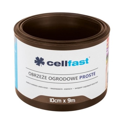 Cellfast Obrzeże Ogrodowe Płaskie 10cm x 9m