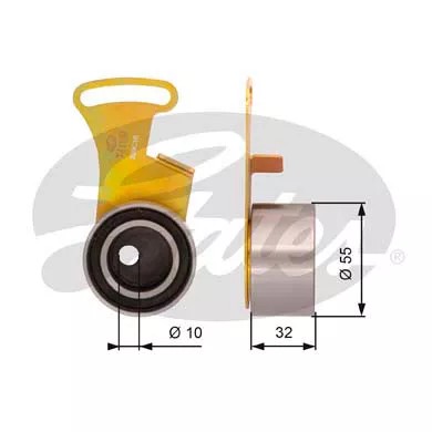 GATES T41169 RUEDA TENSOR CORREA ROVER METRO 1.4  