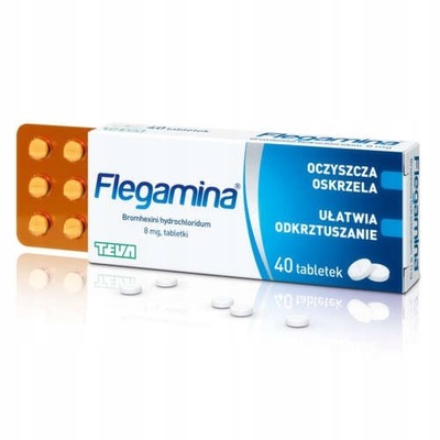 FLEGAMINA 8 mg lek kaszel odkrztuszanie 40 tabl