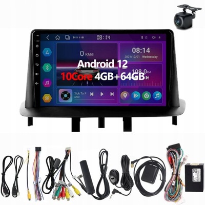 RADIO 2DIN ANDROID RENAULT MEGANE 3 2008-2014 4G  