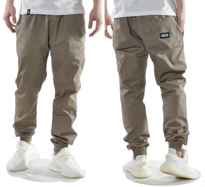 Spodnie M Bossline Casual Jogger beżowe joggery