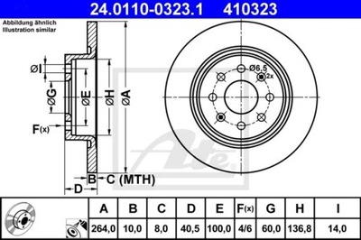 24.0110-0323.1 DISCO HAM.TYL FIAT GRANDE PUNTO 05-  