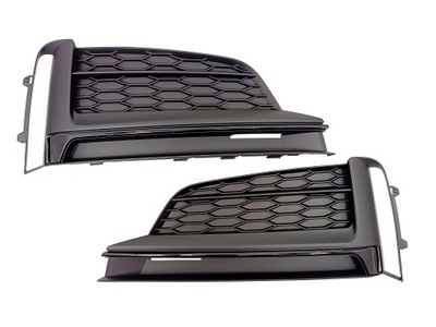 REJILLAS DE PARAGOLPES AUDI A5 8W6 S-LINE 2016R-2020R P+L  