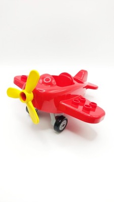 Klocki Lego duplo samolot czerwony
