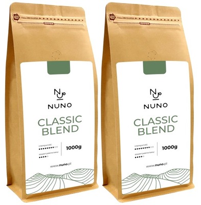 KAWA ZIARNISTA NUNO CLASSICBLEND 2KG ŚWIEŻO PALONA