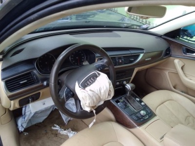 Audi a7 a6 c7 приборная панель консоль коричневая фото №1