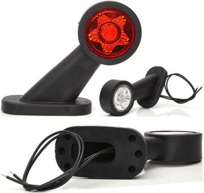 Лампа габаритна rogowa права led напівпричіп tir waś фото №1