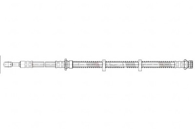 Trw шланг тормозной elast. land rover freelander фото №1