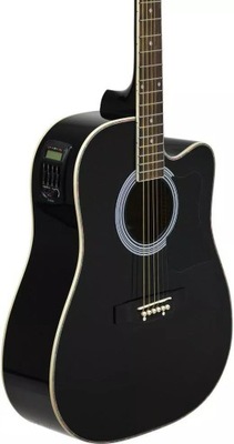 EVER PLAY AP-400 CEQ BK gitara elektro-akustyczna