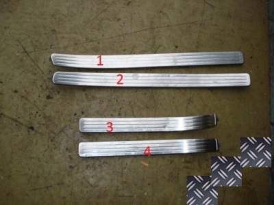 Porsche cayenne s молдинг na поріг права ліва фото №1