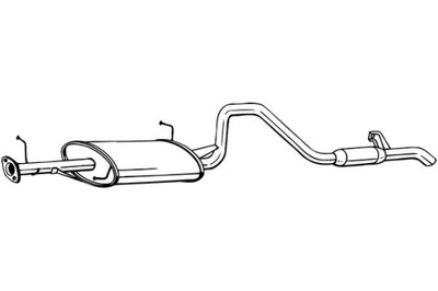 BOSAL SILENCIADOR SISTEMAS DE ESCAPE PARTE TRASERA SUZUKI GRAND VITARA I 2.0 2.5  