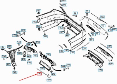 MERCEDES-BENZ SL R231 REAR SWITCHING MODULE CAPTEUR A2319050101 ORIGINAL 