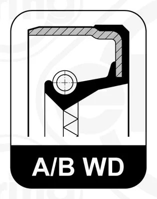 ZIMERING DE EJE DB 104.470 ELRING ANILLO  