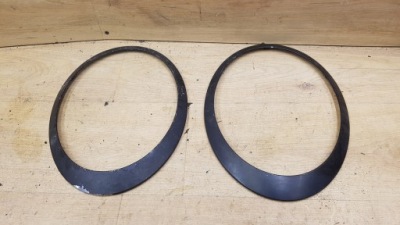 Рамка защита лампы перед 2szt комплект mini cooper ii фото №1