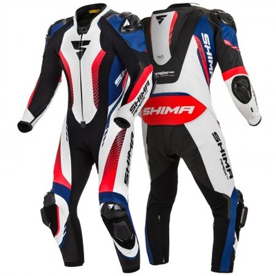 Shima APEX RS WHITE/BLUE kombinezon moto r. 48