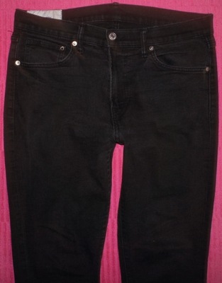 H&M skinny - JEANSY BIODRÓWKI RURKI W34L32