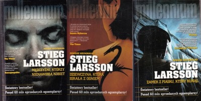 Seria Millenium - tomy 1-3 Stieg Larsson