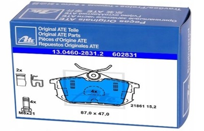 PADS BRAKE REAR ATE DO VOLVO S40 I 2.0  