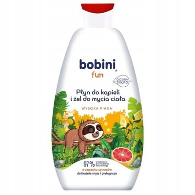 Bobini Płyn do kąpieli i żel do mycia ciała,500ml