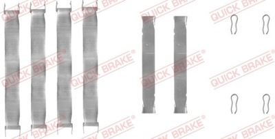 QUICK BRAKE 109-0937 КОМПЛЕКТ АКСЕСУАРОВ, КОЛОДКИ HAM