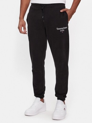 Tommy Jeans spodnie dresowe DM0DM18935 BDS czarny XL