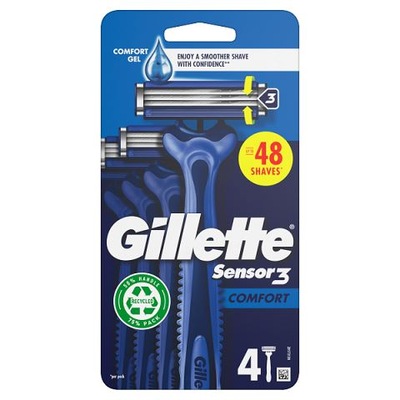 Maszynka do golenia Gillette Sensor3 Comfort 4 szt
