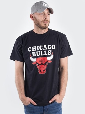 T-shirt Chicago Bulls Black 47 Brand NBA XL