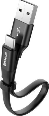 Kabel Baseus USB - USB typ C 0,23 m czarny