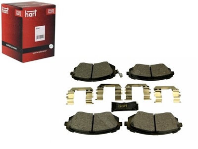 Тормозные колодки тормозные перед forestersg 2.0 2.0s 02- hart фото №1