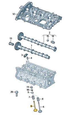 VV SKODA SEAT AUDI VOŽTUVAS ĮSIURBIMO 06D109601M 