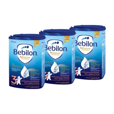 Bebilon Junior 3 Pronutra ADVANCE mleko 3x800g