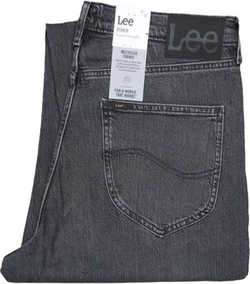 LEE ASHER jeansy loose straight luźne W33 L32