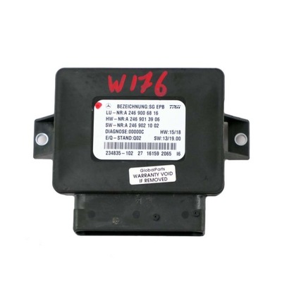 MERCEDES W166 W176 MÓDULO FRENOS POSTOJOWEGO ECU  