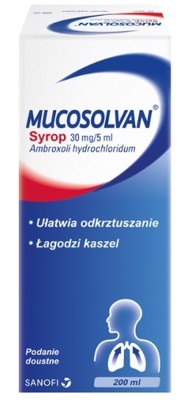 Mucosolvan, syrop 30mg/5ml, 200ml