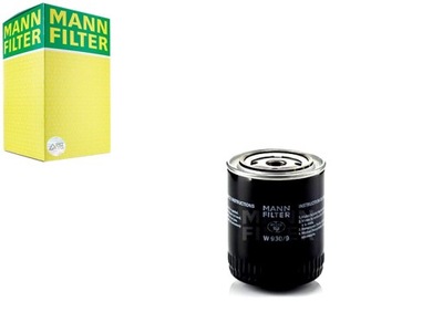 MANN-FILTER W 930/9 FILTRO ACEITES  