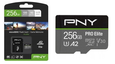 Karta pamięci PNY PRO Elite microSDXC 256GB UHS-I