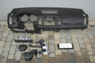 Skoda karoq приборная панель консоль подушка безопасности pas приборная панель pulpit фото №1