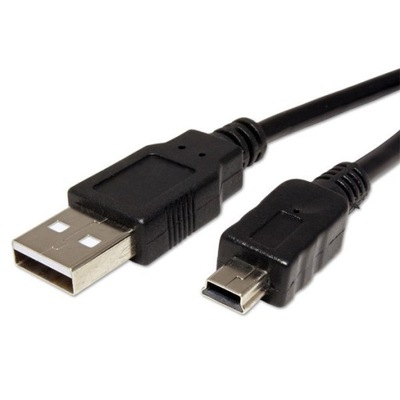 USB kabel (2.0), USB A M - 1m, czarny