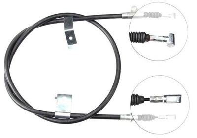 Трос тормоза ручного nissan primera 90 фото №1