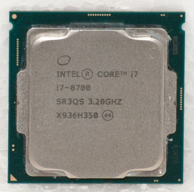 Procesor Intel Core i7-8700 OEM. Gwarancja