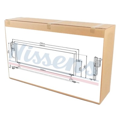 Радіатор кондиціонера do mitsubishi space star фото №1