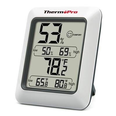 ThermoPro TP50 Cyfrowy termometr pokojowy Higromet