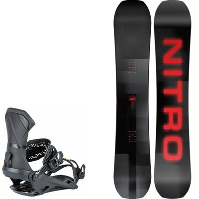 NITRO 2024: snowboard Team PRO + wiązania Team