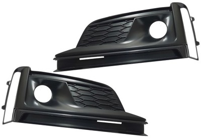 Ґрати бампера l r перед audi a5 8w6 f5 16-19 s-line acc радар ліва права фото №1