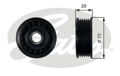 Ролик натягувача ремінь alter. mazda 6 mx-5 1.8 2.0 фото №1