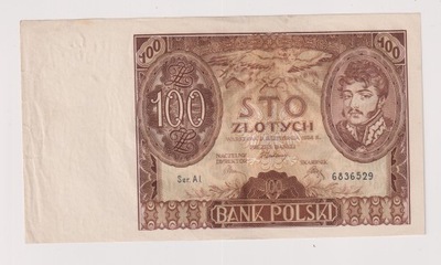 Polska 100 zloty 1934 stan 2