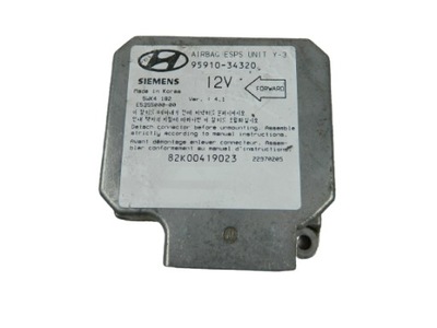 Модуль блок керування датчик подушка безпеки hyundai sonata iv фото №1