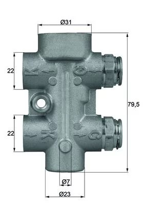 MAHLE TO 8 80 TERMOSTAT, CHLODZENIE ACEITES  